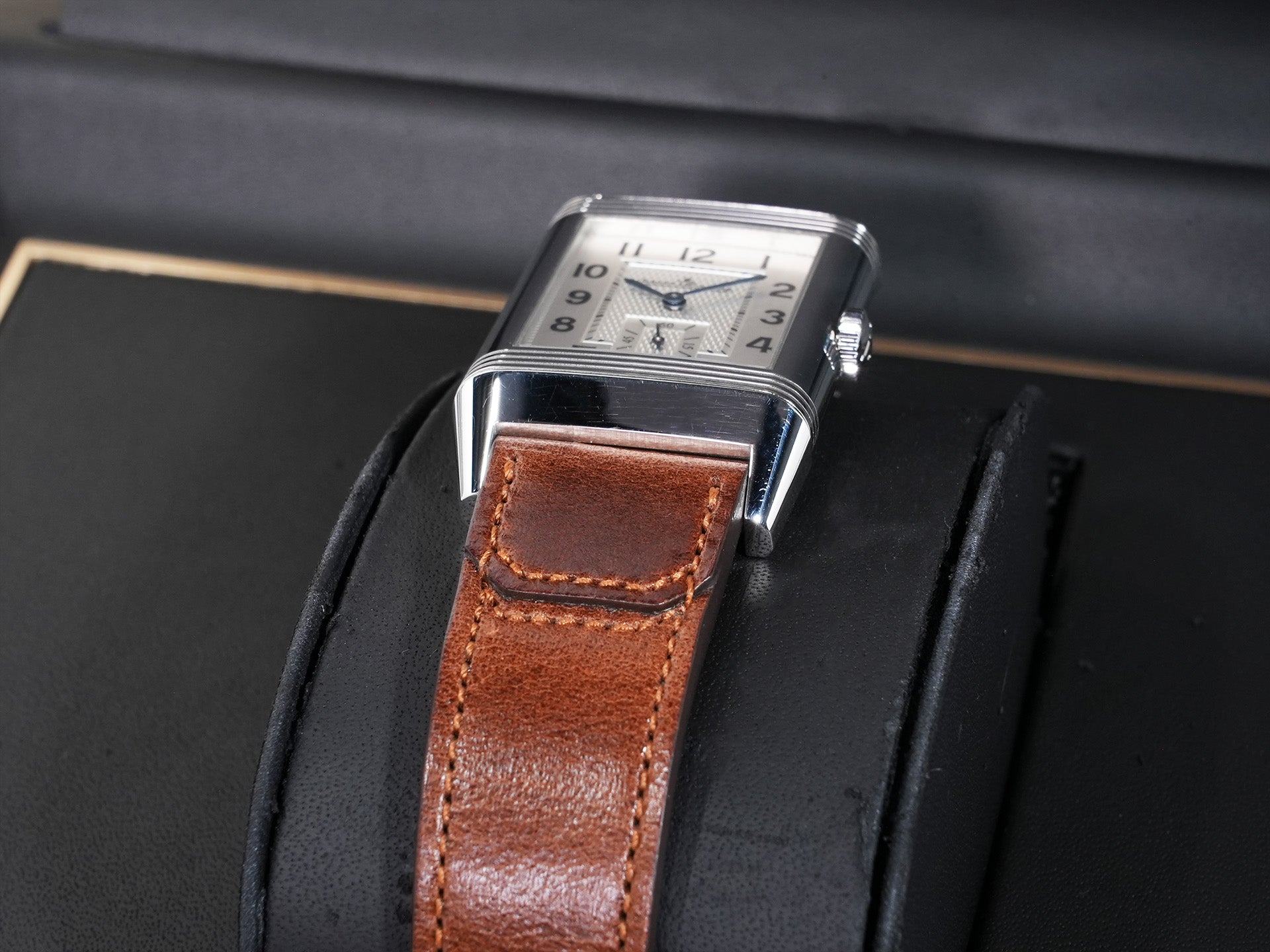 ジャガールクルト レベルソ クラシック デュオ スモールセコンド Ref.Q3848422 ステンレススチール シルバー文字盤 中古 ytpk4bqr