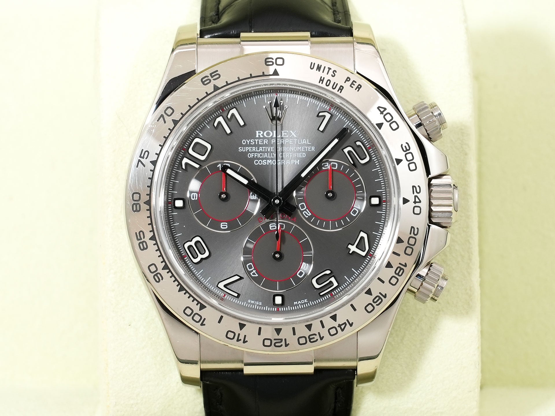 ロレックス デイトナ Ref.116519 ホワイトゴールド スレート文字盤 中古 99skutwa