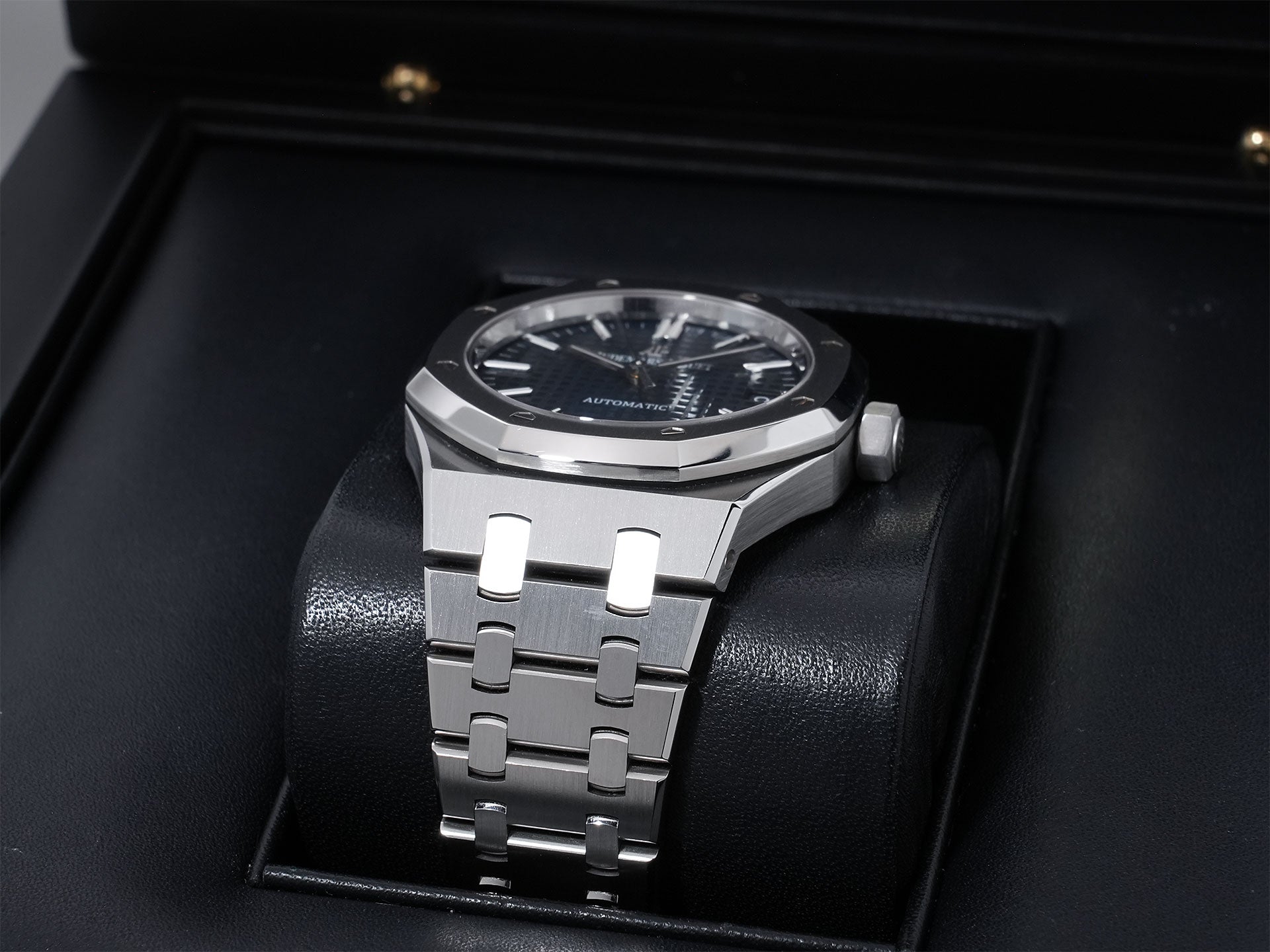 オーデマピゲ ロイヤルオーク Ref.15450ST.OO.1256ST.03 ステンレススチール ブルー文字盤 美中古 wnk6hz66
