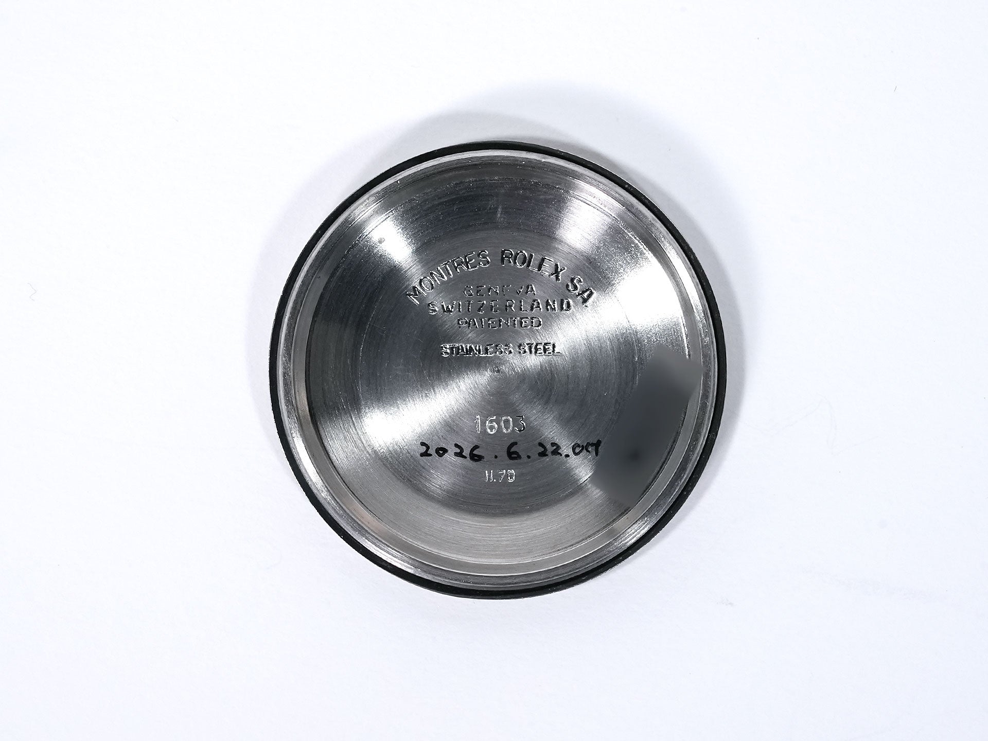 ロレックス デイトジャスト36 Ref.1603 ステンレススチール グレー文字盤 中古 658env6u