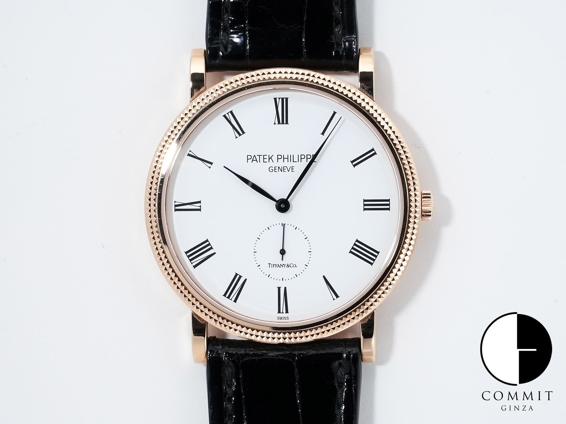 Patek Philippe Calatrava TIFFANY & CO. Ref. 5119R-001 Rose Gold White Dial Used h6b4b4ig