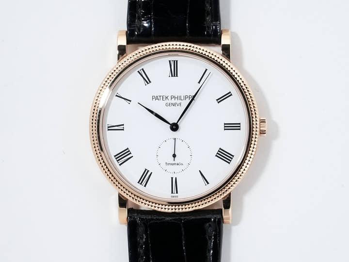 Patek Philippe Calatrava TIFFANY & CO. Ref. 5119R-001 Rose Gold White Dial Used h6b4b4ig