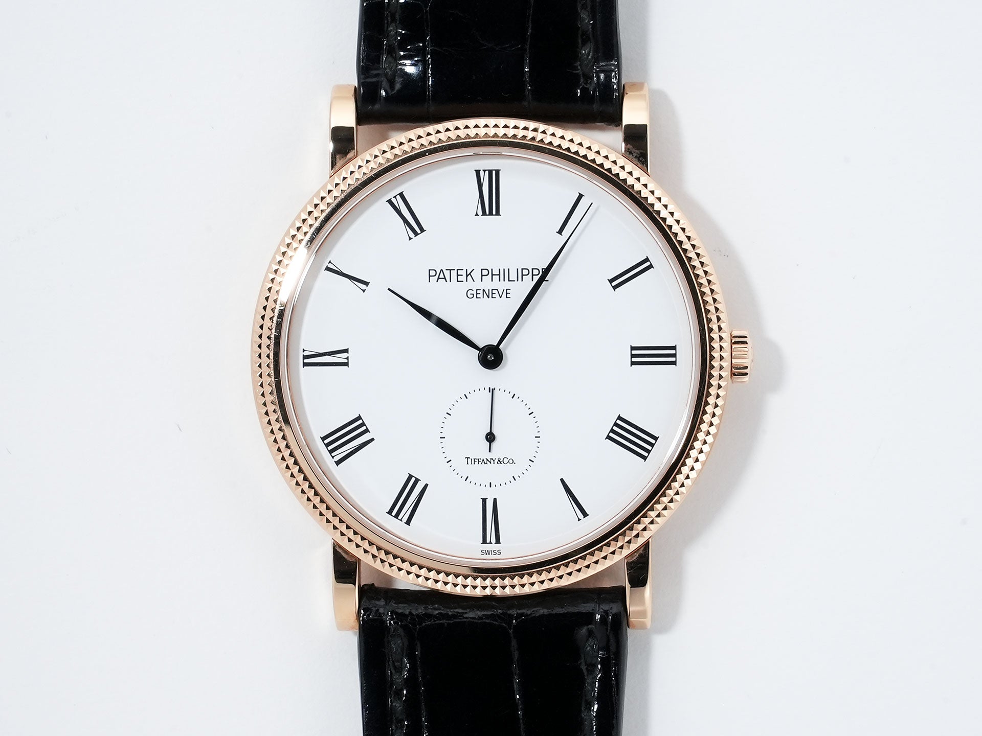 Patek Philippe Calatrava TIFFANY & CO. Ref. 5119R-001 Rose Gold White Dial Used h6b4b4ig