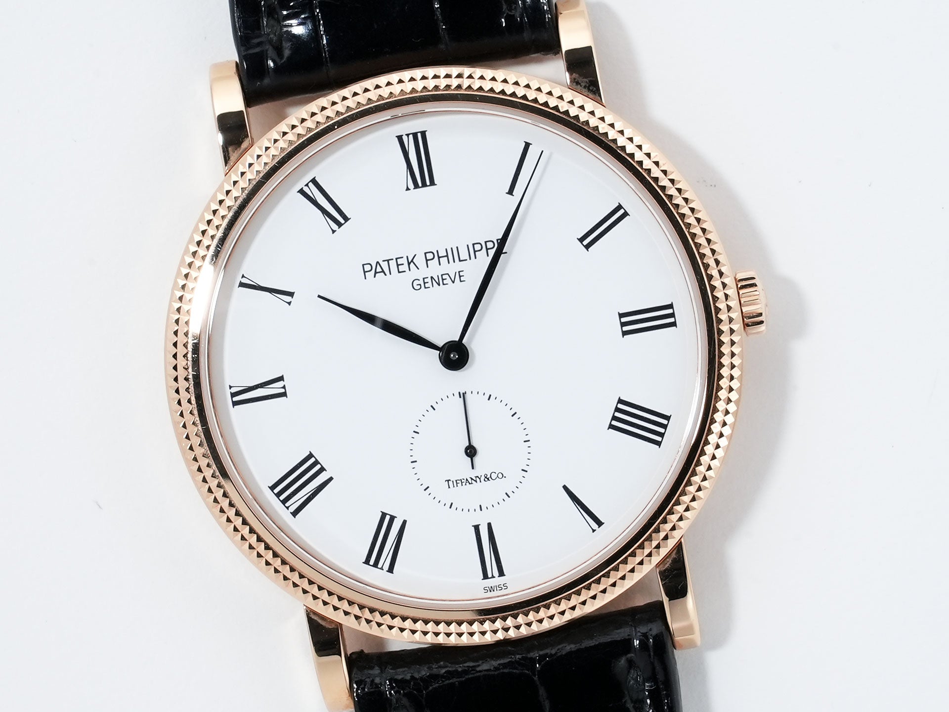 Patek Philippe Calatrava TIFFANY & CO. Ref. 5119R-001 Rose Gold White Dial Used h6b4b4ig