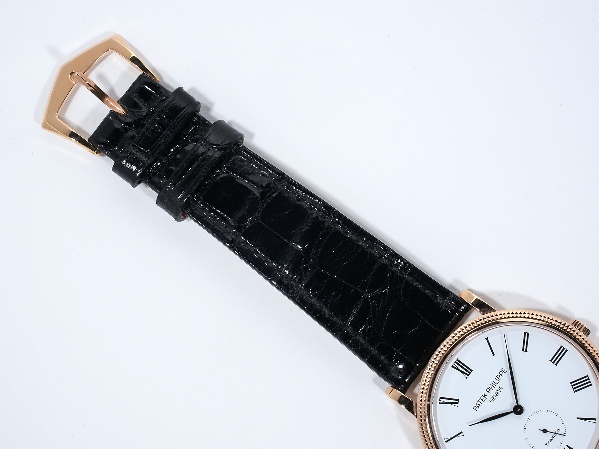 Patek Philippe Calatrava TIFFANY & CO. Ref. 5119R-001 Rose Gold White Dial Used h6b4b4ig