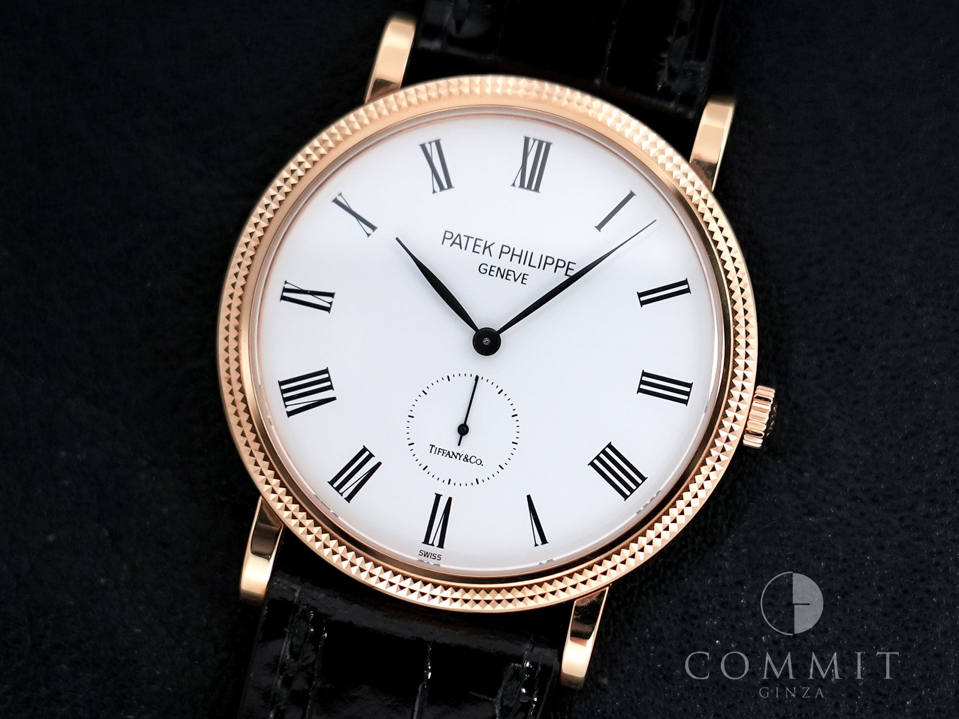Patek Philippe Calatrava TIFFANY & CO. Ref. 5119R-001 Rose Gold White Dial Used h6b4b4ig