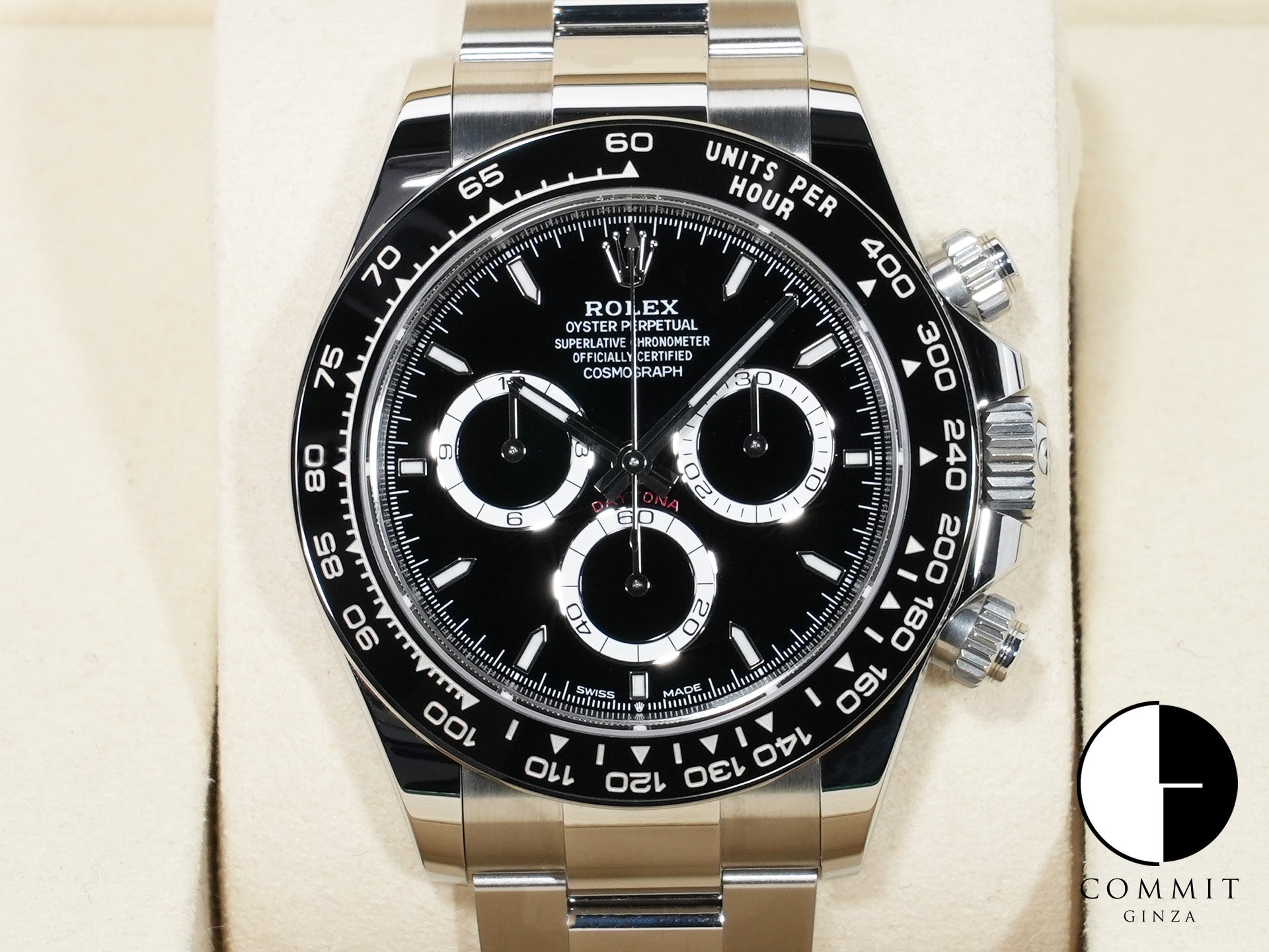 Rolex Daytona Ref. 126500LN Stainless Steel Black Dial Excellent Used Condition xnuphzaq