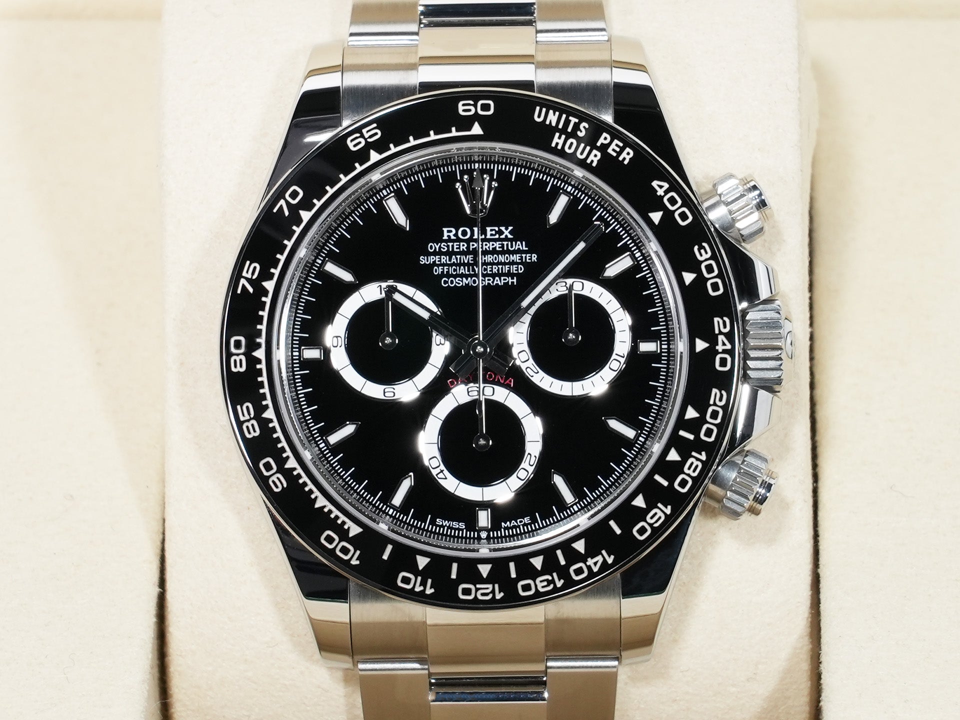 Rolex Daytona Ref. 126500LN Stainless Steel Black Dial Excellent Used Condition xnuphzaq