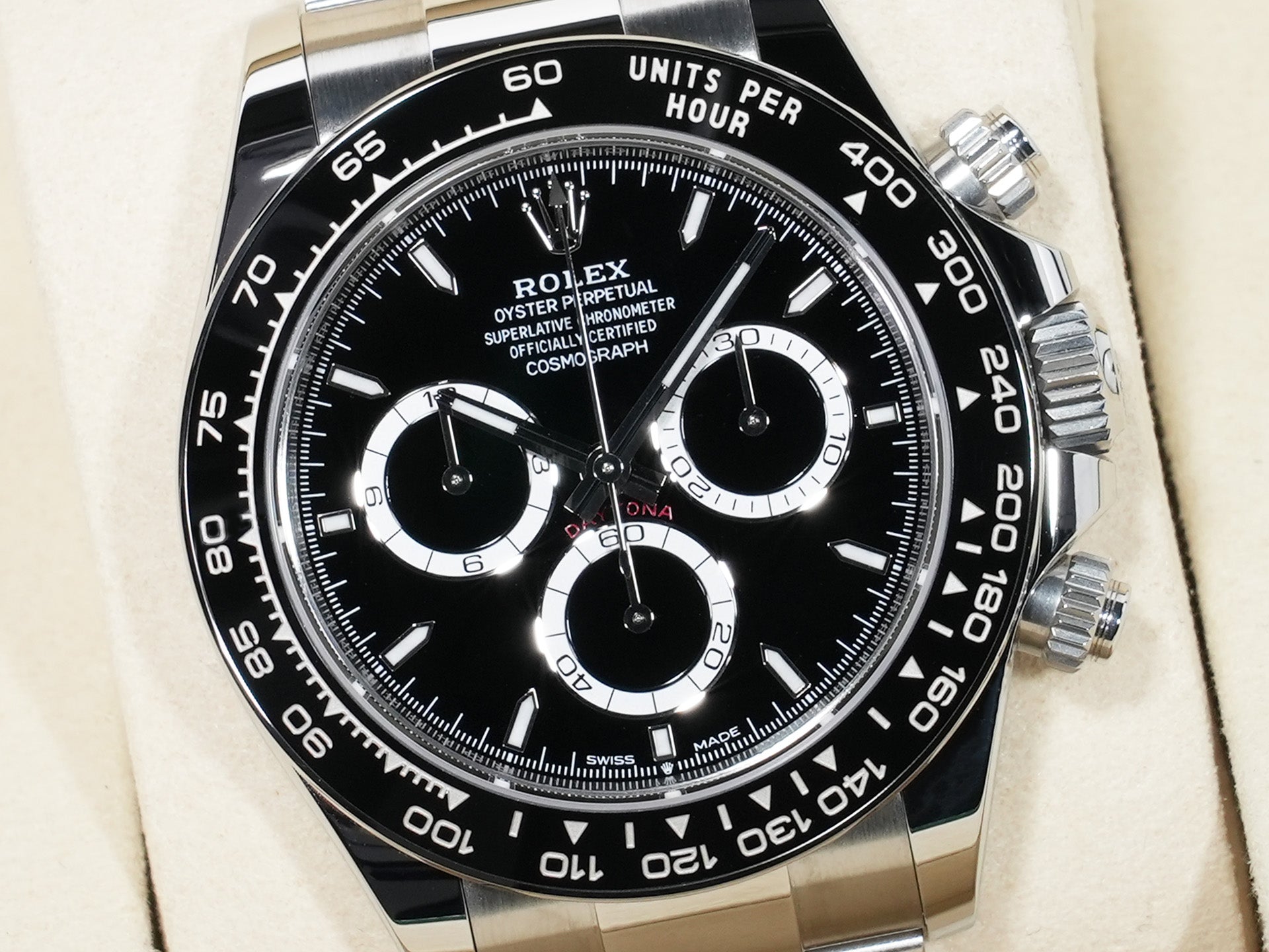 ロレックス デイトナ Ref.126500LN ステンレススチール ブラック文字盤 美中古 xnuphzaq