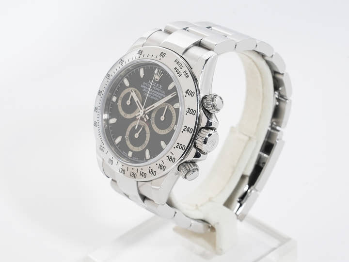 ロレックス デイトナ Ref.116520 ステンレススチール ブラック文字盤 中古 o9ypa2tg