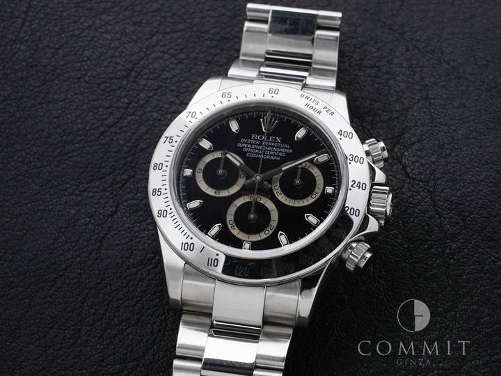 ロレックス デイトナ Ref.116520 ステンレススチール ブラック文字盤 中古 o9ypa2tg