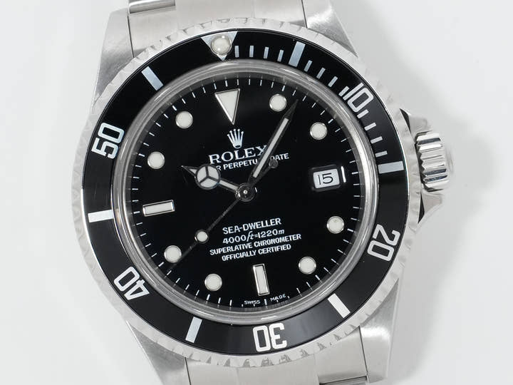 ロレックス シードゥエラー Ref.16600 ステンレススチール ブラック文字盤 中古 nituezf9