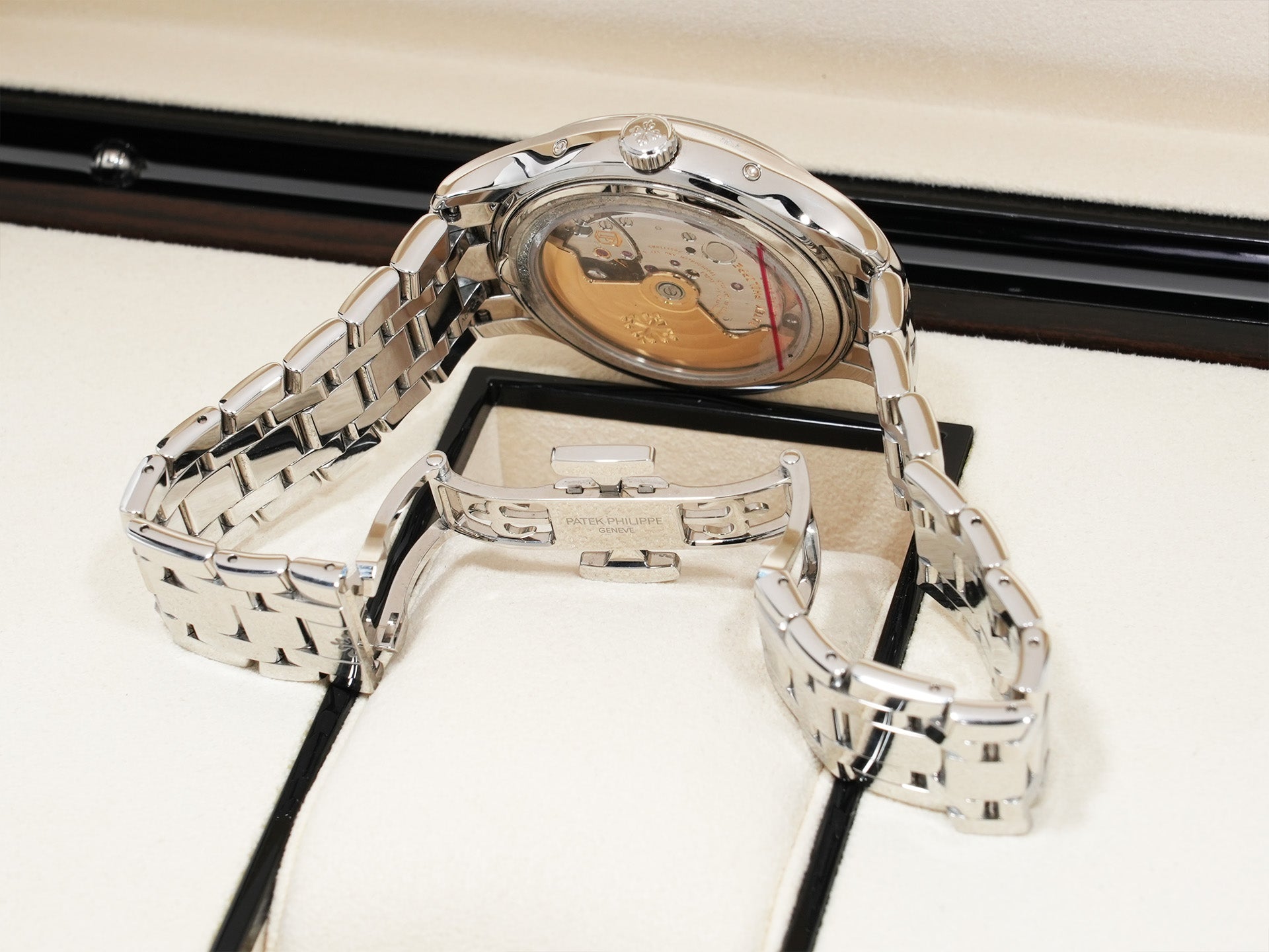 パテックフィリップ アニュアルカレンダー ムーンフェイズ Ref.4947/1A-001 ステンレススチール ブルー文字盤 中古 vyfcveh6