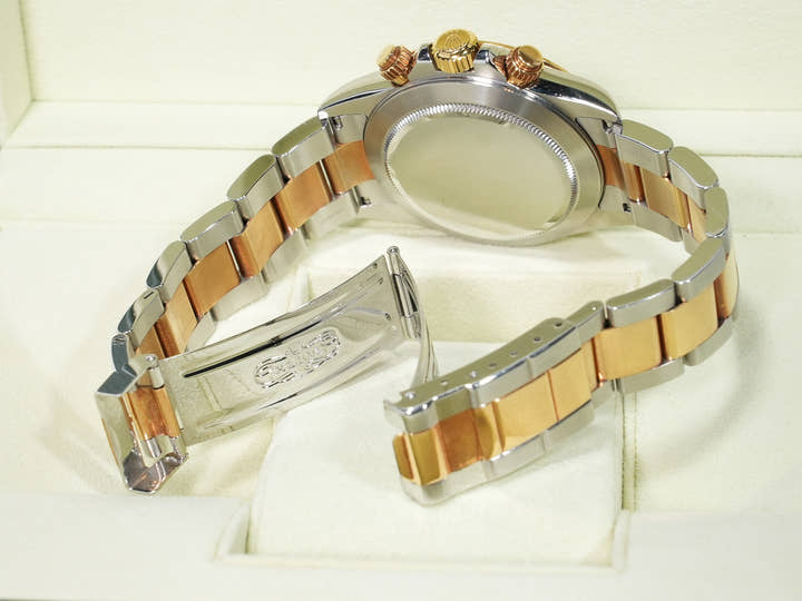 ロレックス デイトナ エルプリメロ Ref.16523 ステンレススチール/イエローゴールド ブラック文字盤 中古 8awzffmk