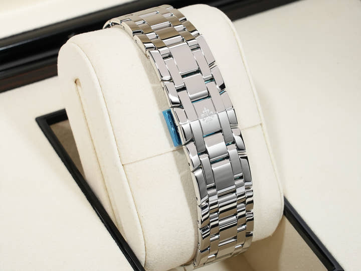 Patek Philippe Annual Calendar Moon Phase Ref. 4947/1A-001 Stainless Steel Blue Dial Unused v79dec57