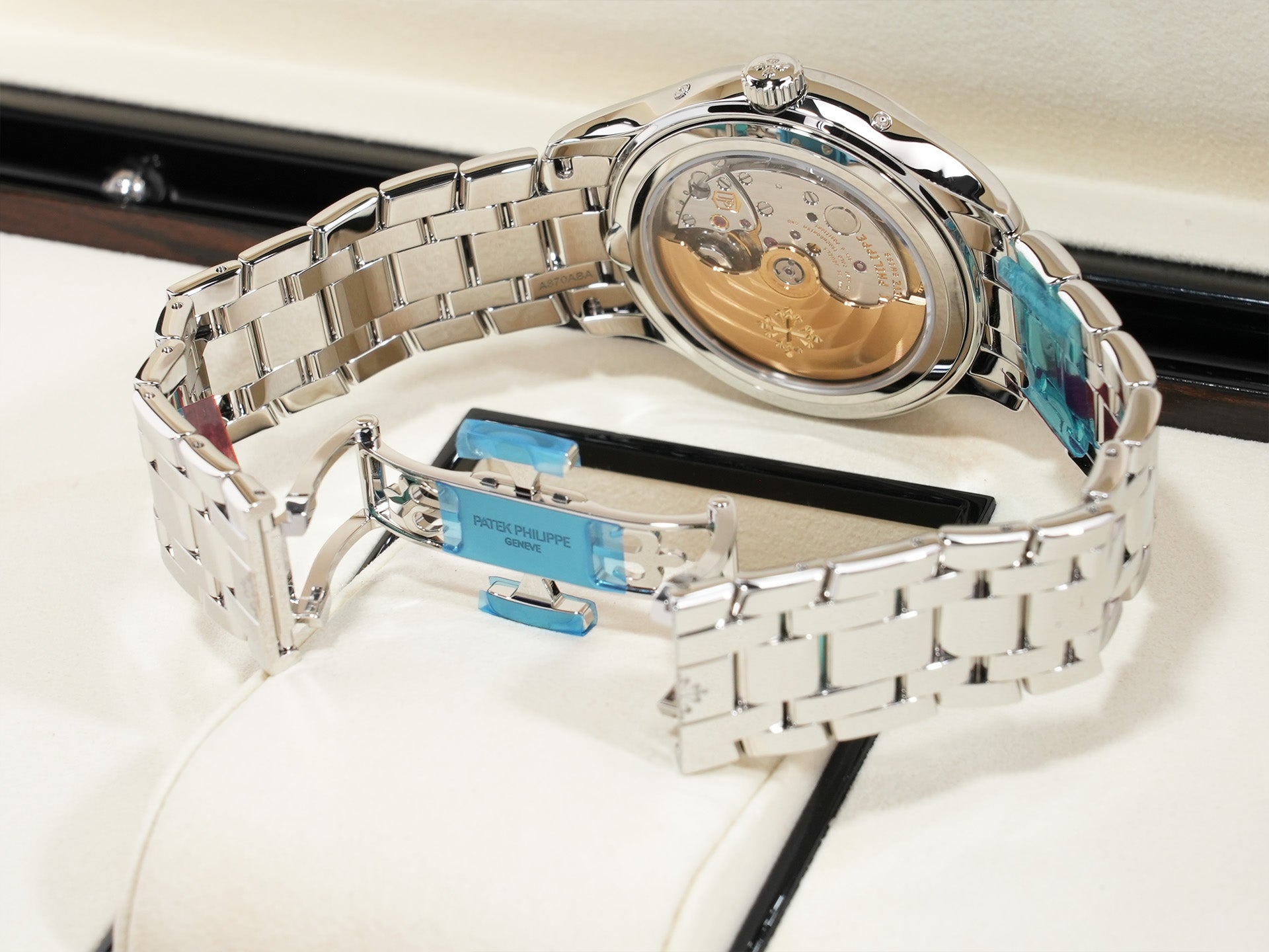 Patek Philippe Annual Calendar Moon Phase Ref. 4947/1A-001 Stainless Steel Blue Dial Unused v79dec57
