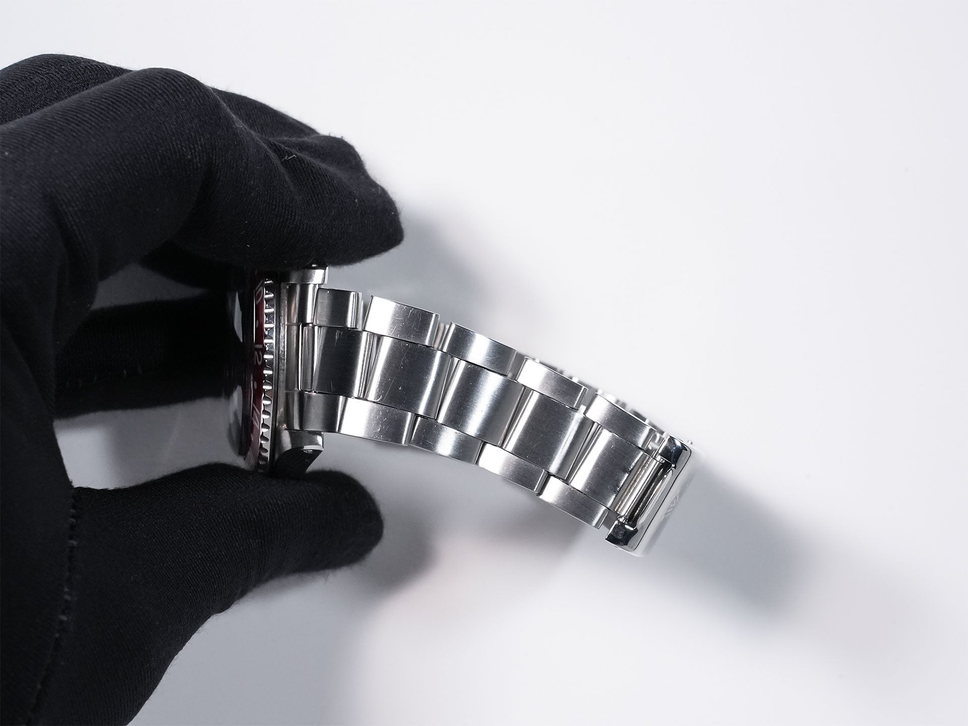 ロレックス GMTマスター Ref.1675 ステンレススチール ブラック文字盤 オイスターブレスレット 中古 9ve7g3tx