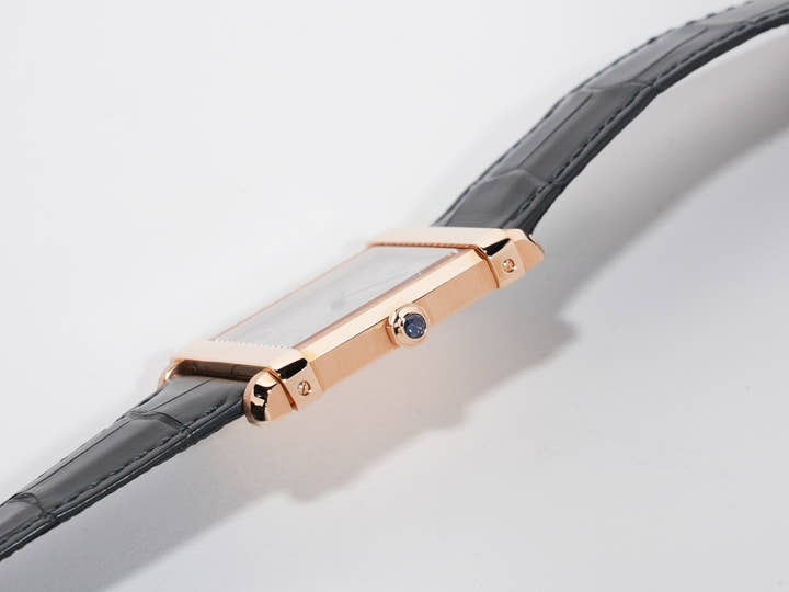 Cartier Tank Chinoise LM Ref. WGTA0075 Pink Gold Gray Sunray Dial Excellent Condition 844u46gh