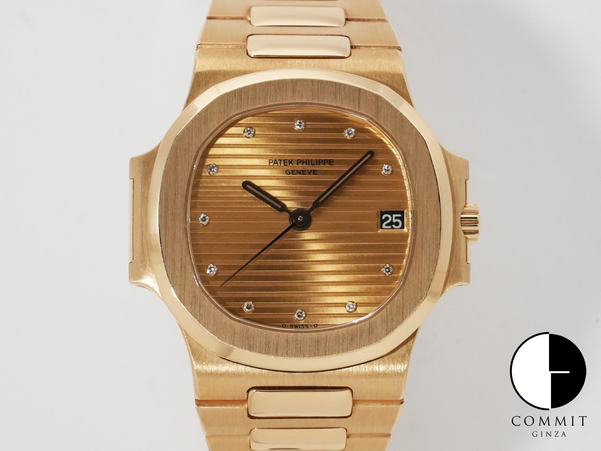 Patek Philippe Nautilus Ref. 3800/1J Yellow Gold Champagne Dial Excellent Condition dgv98pdq