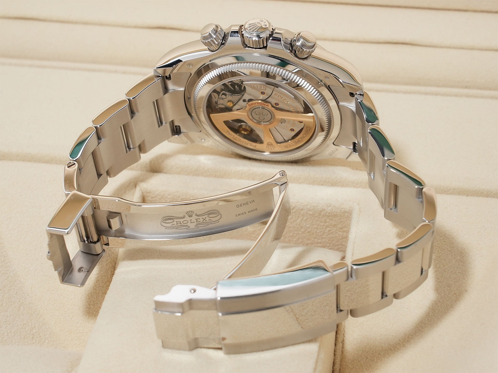 Rolex Daytona Ref. 126506A Platinum Ice Blue x 11P Diamond Dial Used x8zof2tt