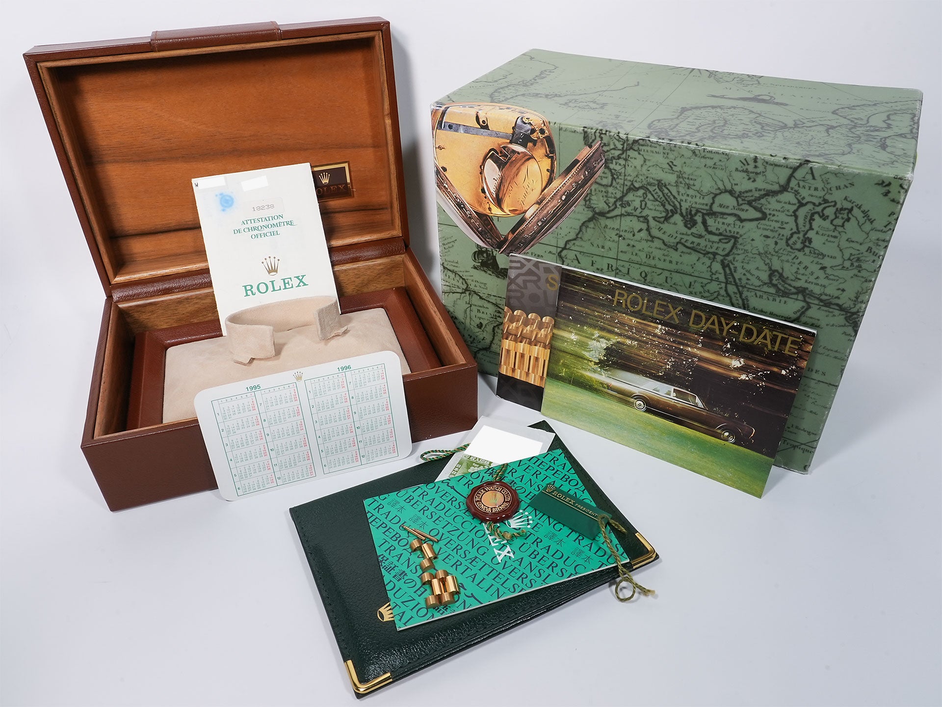 Rolex Day-Date 36 Ref. 18238 Yellow Gold Champagne Dial Pre-Owned cwqpe2ma