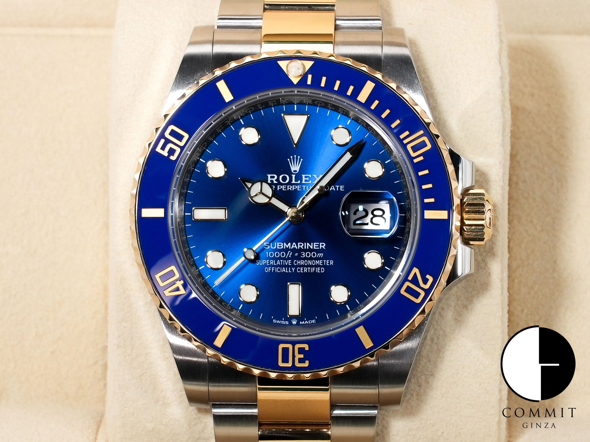 Rolex Submariner Date Ref. 126613LB Stainless Steel/Yellow Gold Blue Dial Pre-owned prs5m4ui