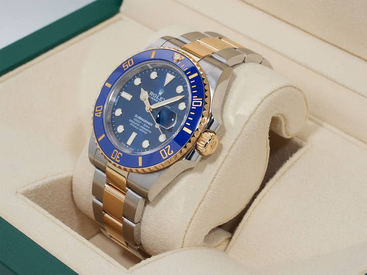 Rolex Submariner Date Ref. 126613LB Stainless Steel/Yellow Gold Blue Dial Pre-owned prs5m4ui