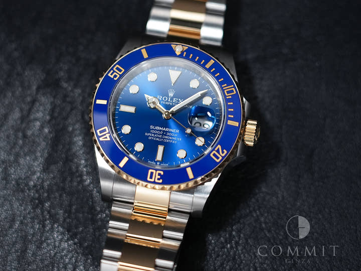 Rolex Submariner Date Ref. 126613LB Stainless Steel/Yellow Gold Blue Dial Pre-owned prs5m4ui