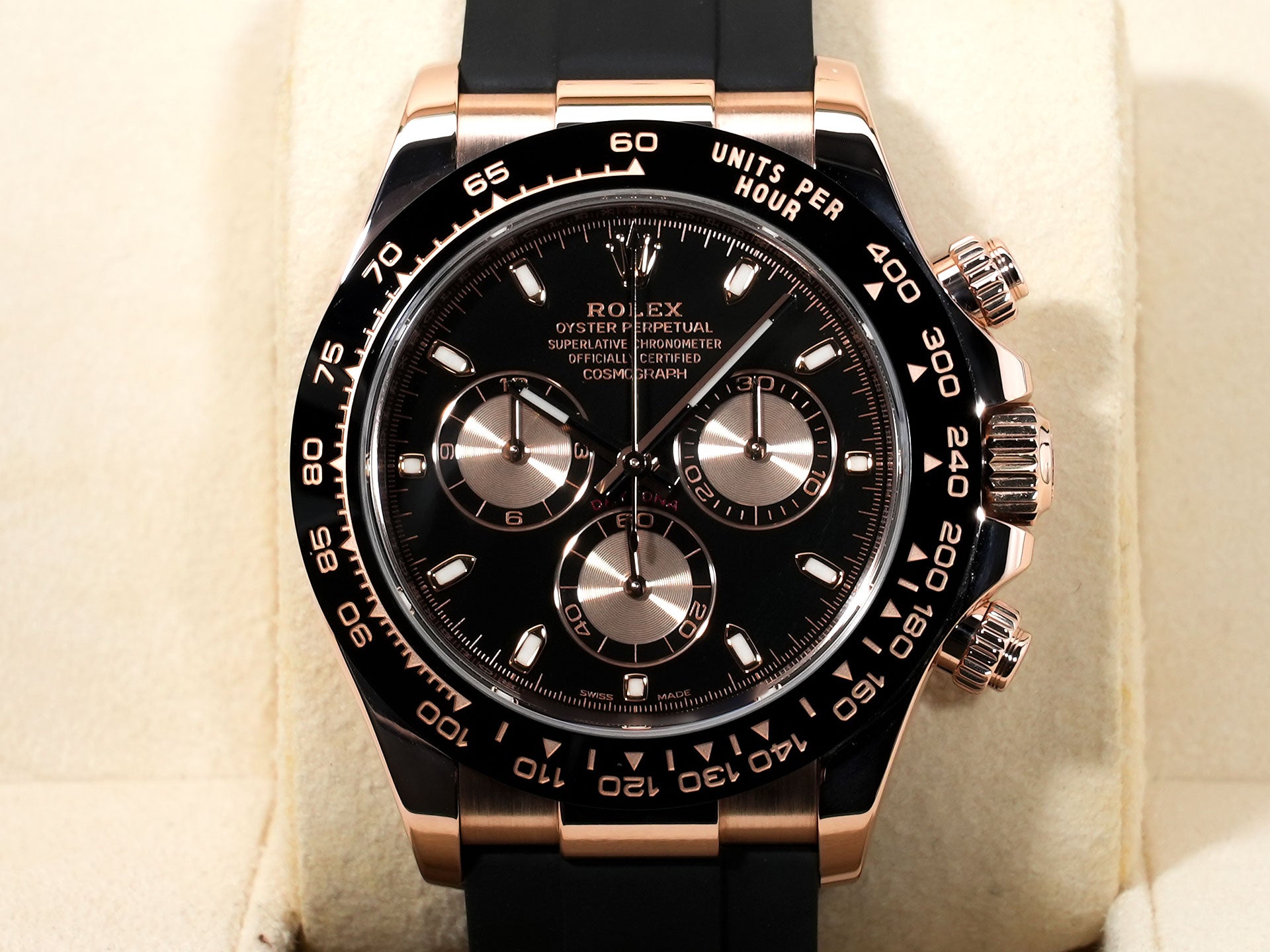 Rolex Daytona Ref. 116515LN Everose Gold Black x Pink Dial A condition 9jbqc5bk