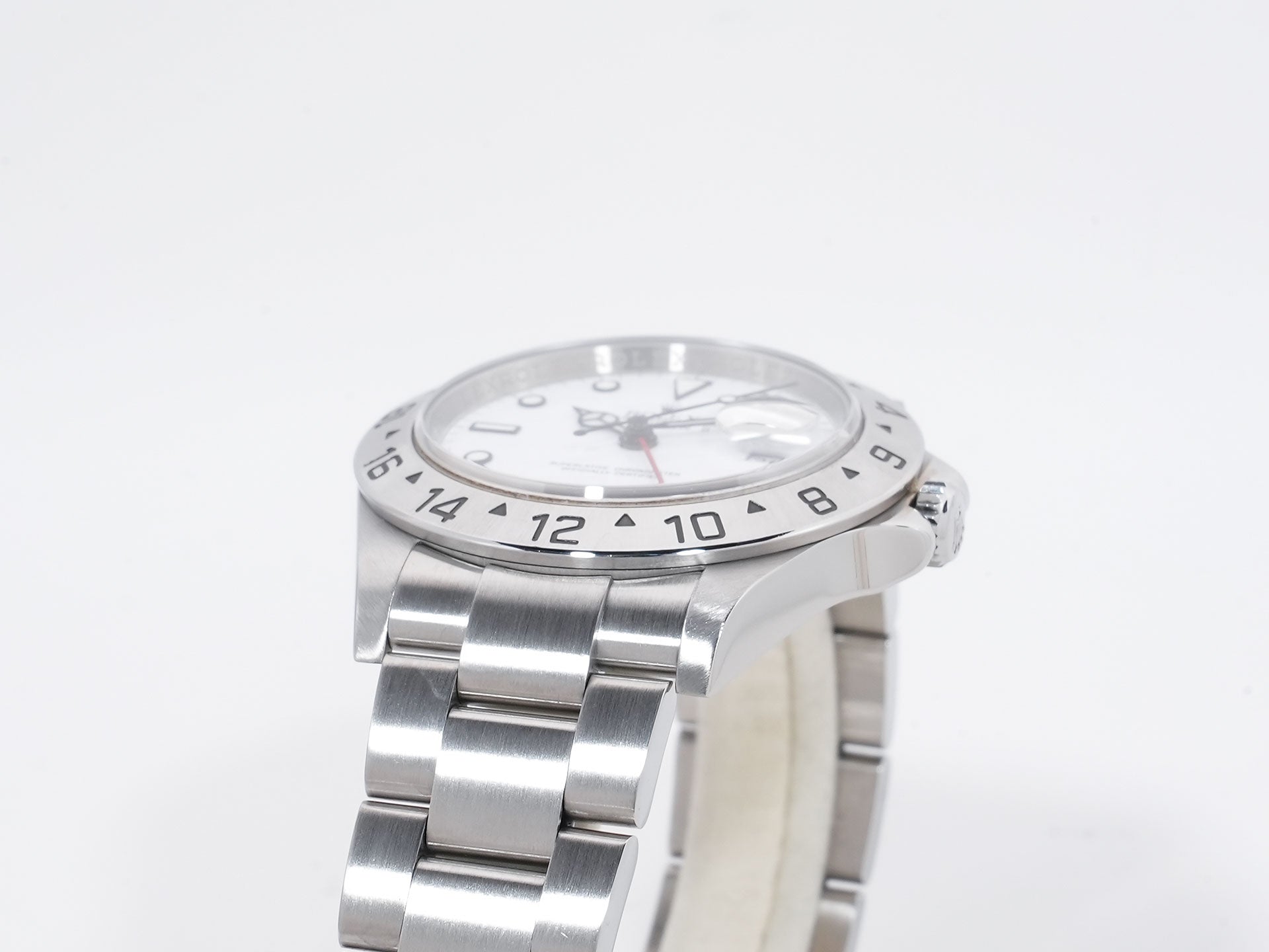 Rolex Explorer II Ref. 16570 Stainless Steel White Dial Oyster Bracelet Excellent Used Condition 7nwbec9p