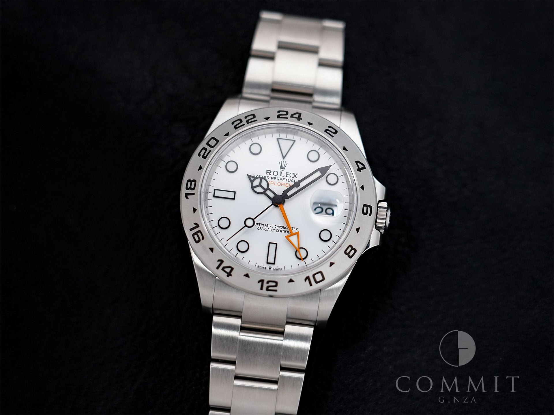 ROLEX Explorer II Ref.226570 Stainless Steel White Dial Oyster Bracelet Pre-owned f2rwkx6m