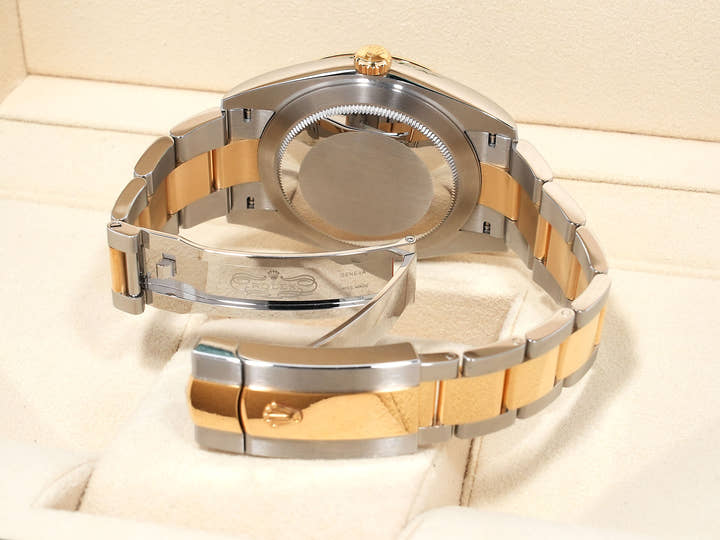 ROLEX Datejust 41 Ref.126333G Stainless Steel/Yellow Gold Bright Black x 8P Diamond Dial Oyster Bracelet Excellent Used Condition p6o5fdqf