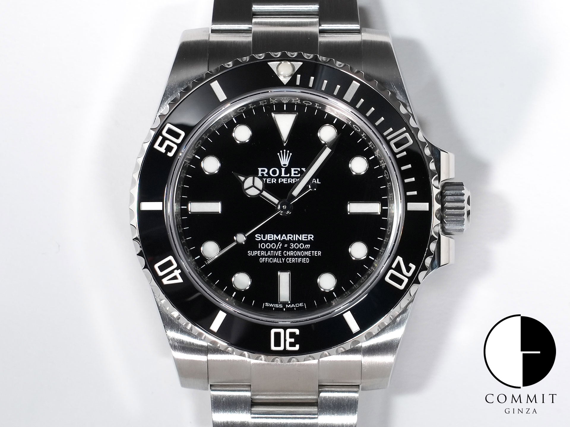 Rolex Submariner No-Date Ref. 114060 Stainless Steel Black Dial Excellent Condition m84vzpr8