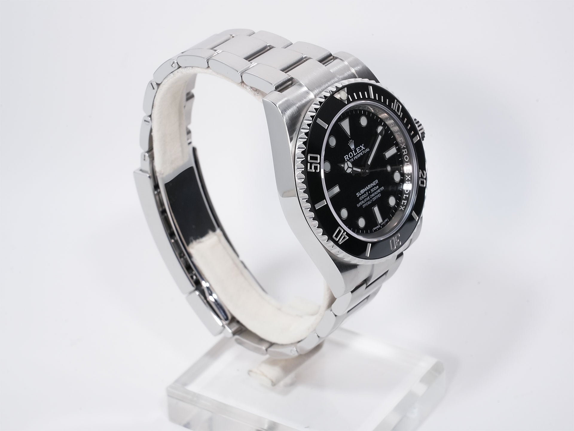 Rolex Submariner No-Date Ref. 114060 Stainless Steel Black Dial Excellent Condition m84vzpr8