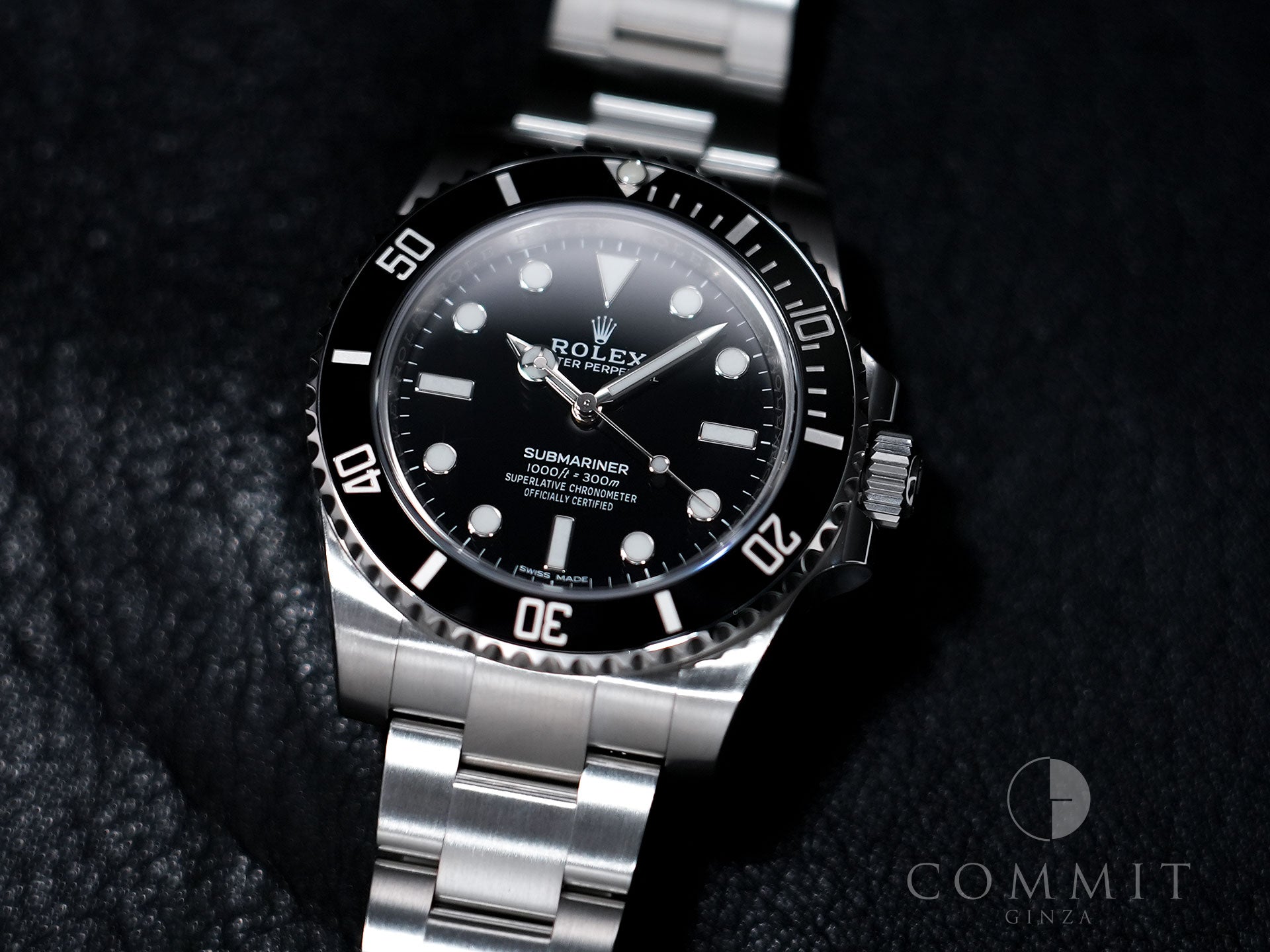 Rolex Submariner No-Date Ref. 114060 Stainless Steel Black Dial Excellent Condition m84vzpr8