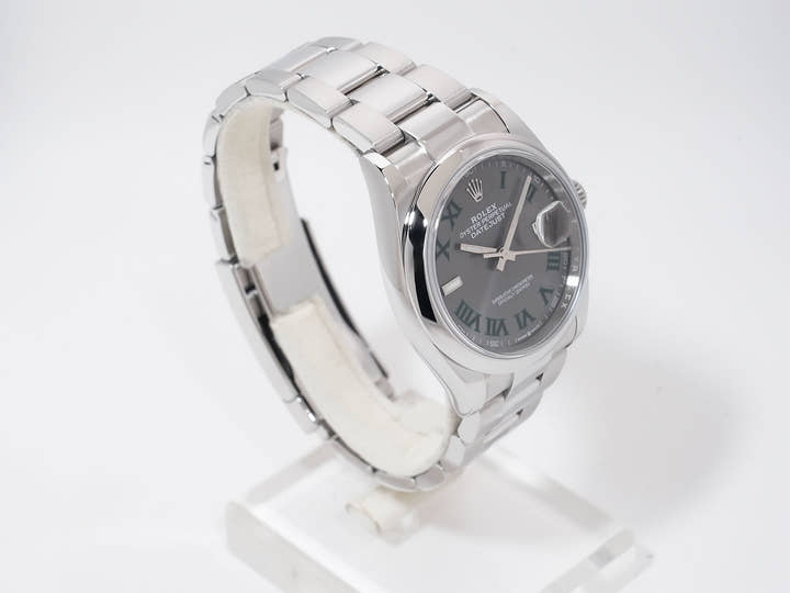 Rolex Datejust 36 Ref. 126200 Stainless Steel Slate Roman Dial Oyster Bracelet Excellent Condition gvtjdoda