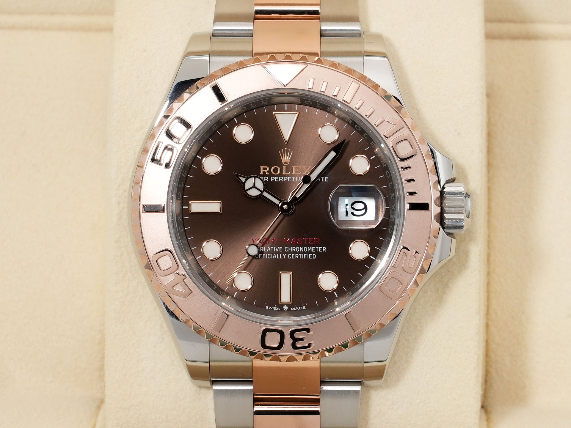 ROLEX Yacht-Master 40 Ref.126621 Stainless Steel/Everose Gold Chocolate Dial Excellent Condition 6ni3ni2v