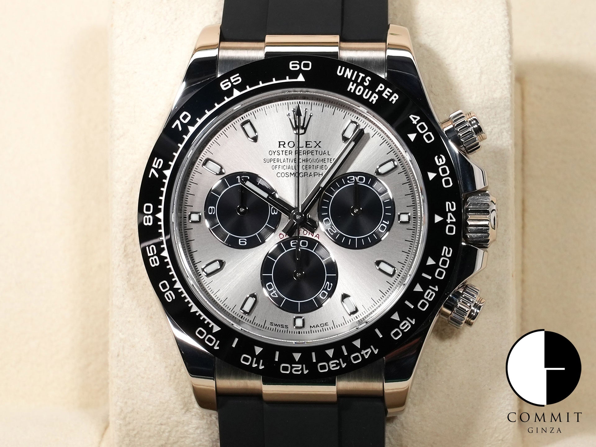 Rolex Daytona Ref. 116519LN White Gold Steel x Black Dial Excellent Condition dstw5rnb