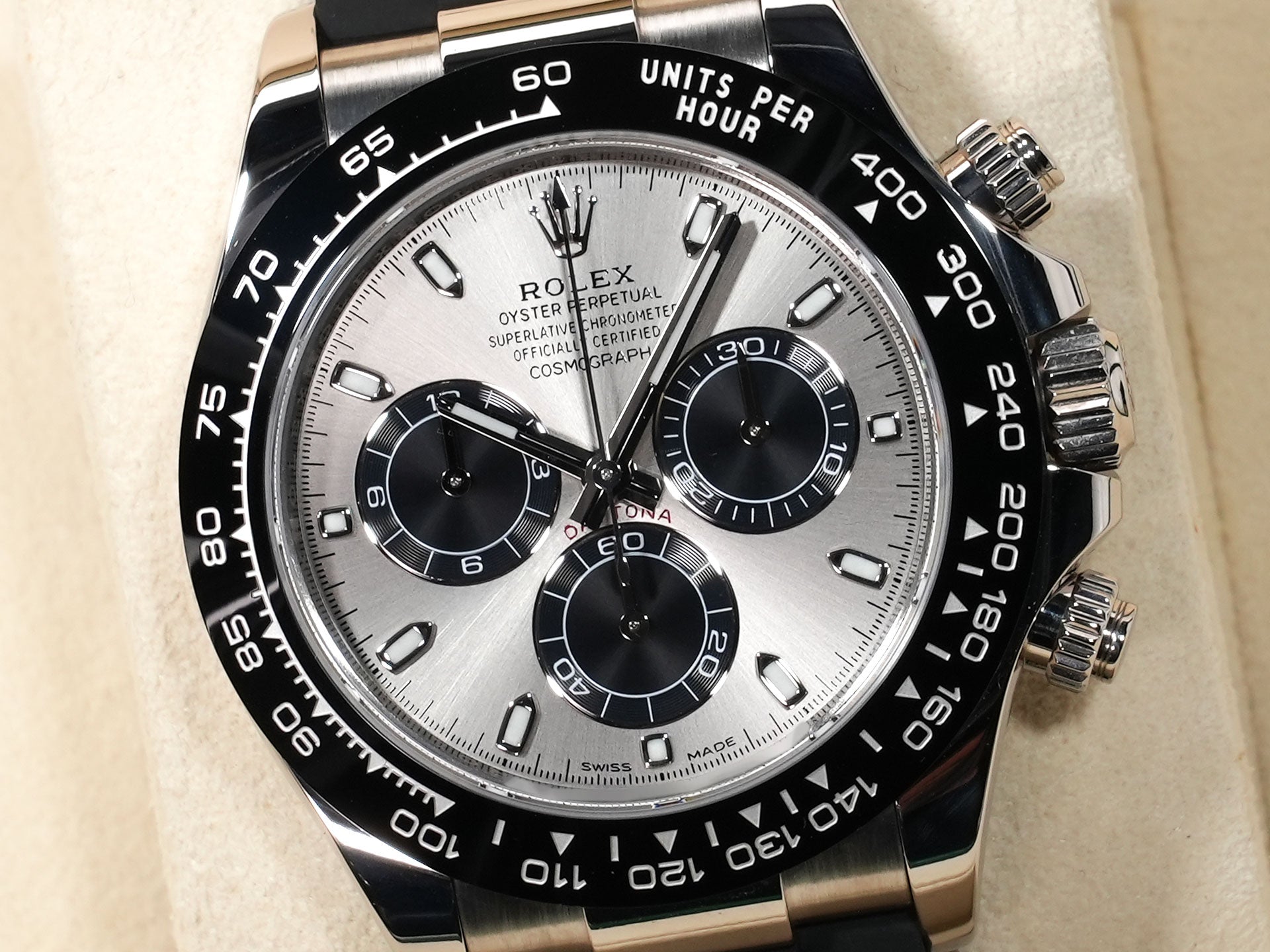 Rolex Daytona Ref. 116519LN White Gold Steel x Black Dial Excellent Condition dstw5rnb