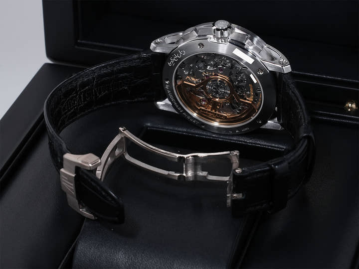 Audemars Piguet CODE 11.59 by Audemars Piguet Chronograph Ref. 26393BC.OO.A002CR.01 White Gold Black Lacquer Dial Excellent Condition u92uhfzs