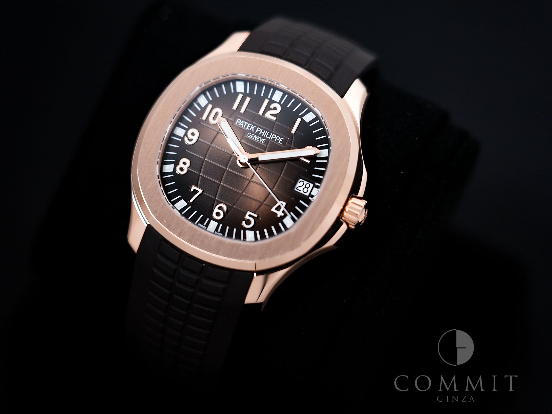 Patek Philippe Aquanaut Ref. 5167R-001 Rose Gold Brown Dial Excellent Condition bq73tzqc