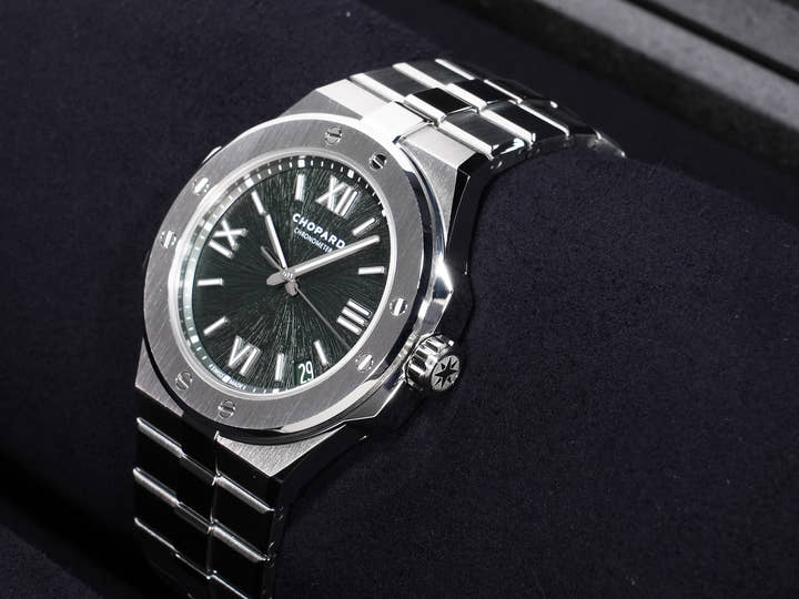 Chopard Alpine Eagle 41 Ref.298600-3014 Stainless Steel Pine Green Dial Excellent Condition zo6mjvbs