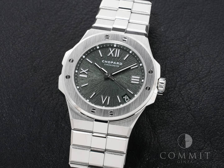 Chopard Alpine Eagle 41 Ref.298600-3014 Stainless Steel Pine Green Dial Excellent Condition zo6mjvbs