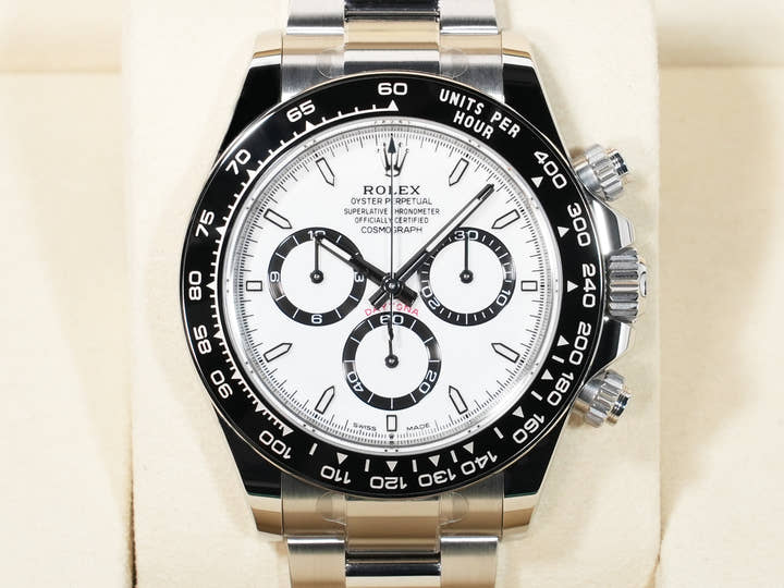 ロレックス デイトナ Ref.126500LN ステンレススチール ホワイト文字盤 美品 44kt5yiq