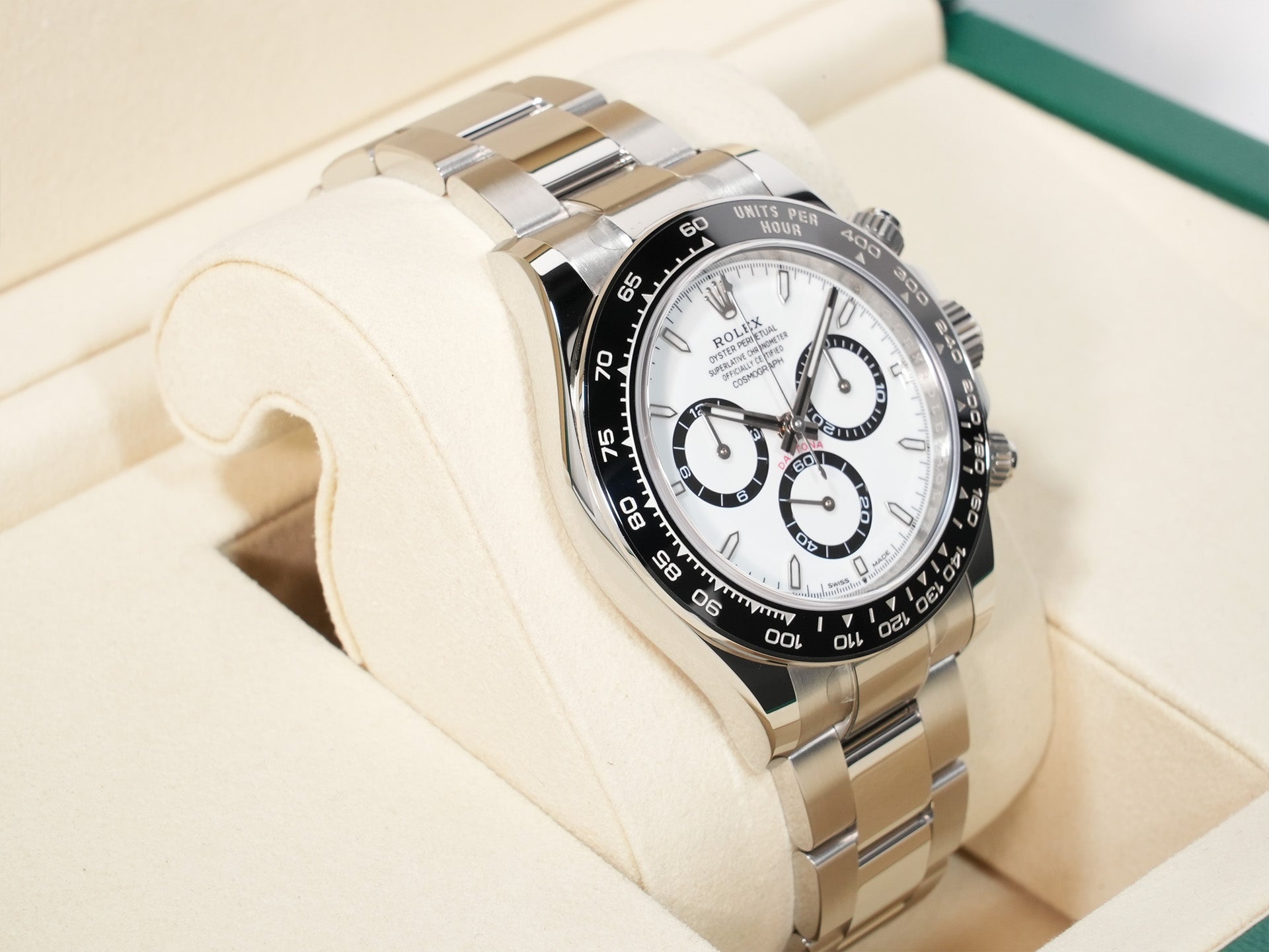 ロレックス デイトナ Ref.126500LN ステンレススチール ホワイト文字盤 美品 44kt5yiq