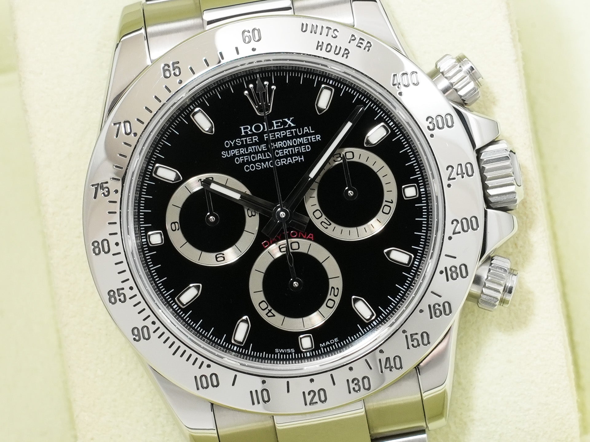 ロレックス デイトナ Ref.116520 ステンレススチール ブラック文字盤 中古 n87j8ibh