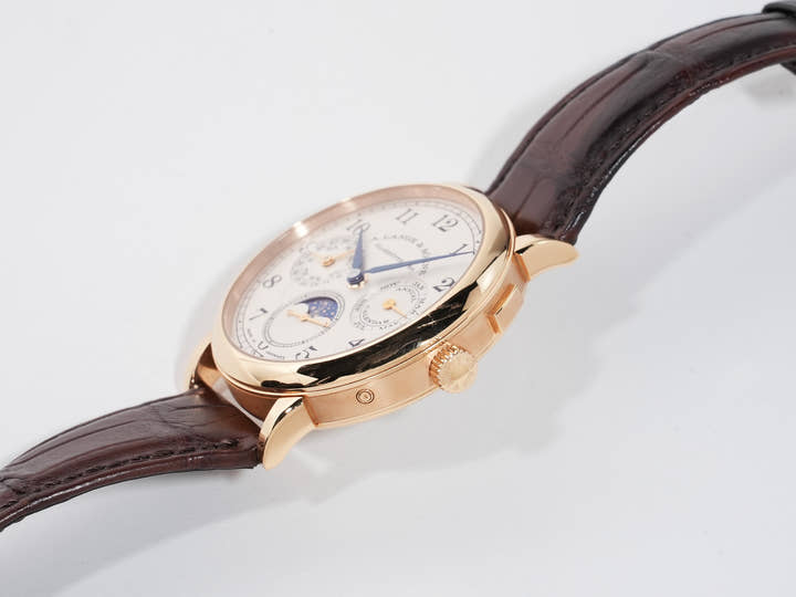 A.ランゲ＆ゾーネ 1815 アニュアルカレンダー Ref.238.032 E ピンクゴールド シルバー文字盤 中古 mog342wm