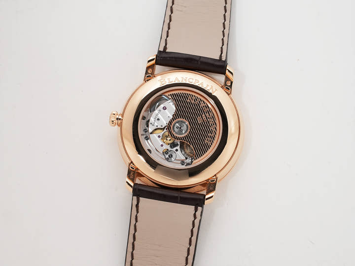 Blancpain Villeret Complete Calendar Ref. 6654A-3653-55B Red Gold Green Dial Excellent Condition s2htvhwc