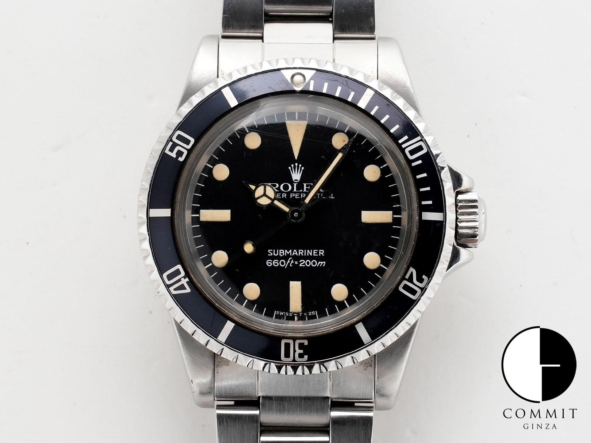 Rolex Submariner Ref. 5513 Stainless Steel Black Dial Used xvctd67e