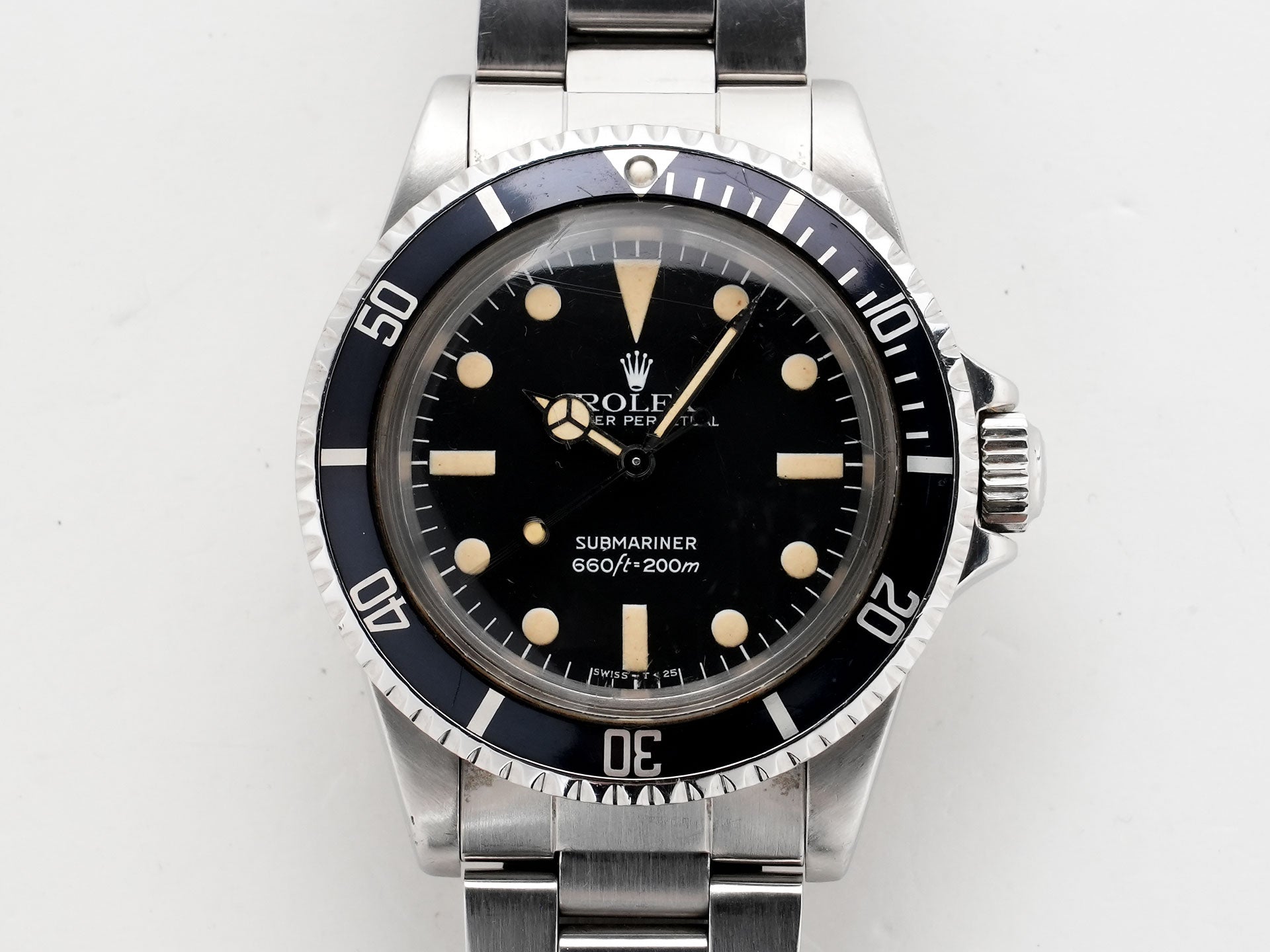 Rolex Submariner Ref. 5513 Stainless Steel Black Dial Used xvctd67e